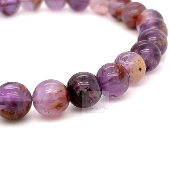 Purple Phantom Quartz Bracelet - Picture 3 of 6